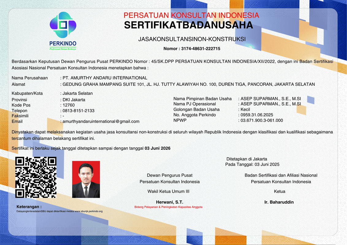 Sertifikat Badan Usaha Perkindo 1